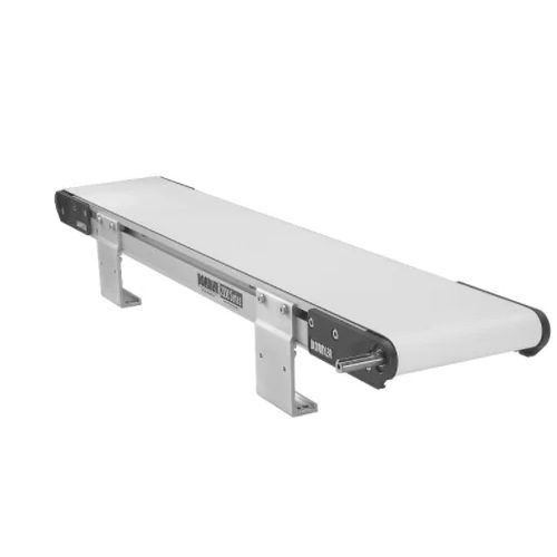 Flat Belt Conveyor - Aluminium Material | Industrial Use, Robust Flat Belt Structure