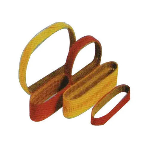 Yellow Red Coated Belts