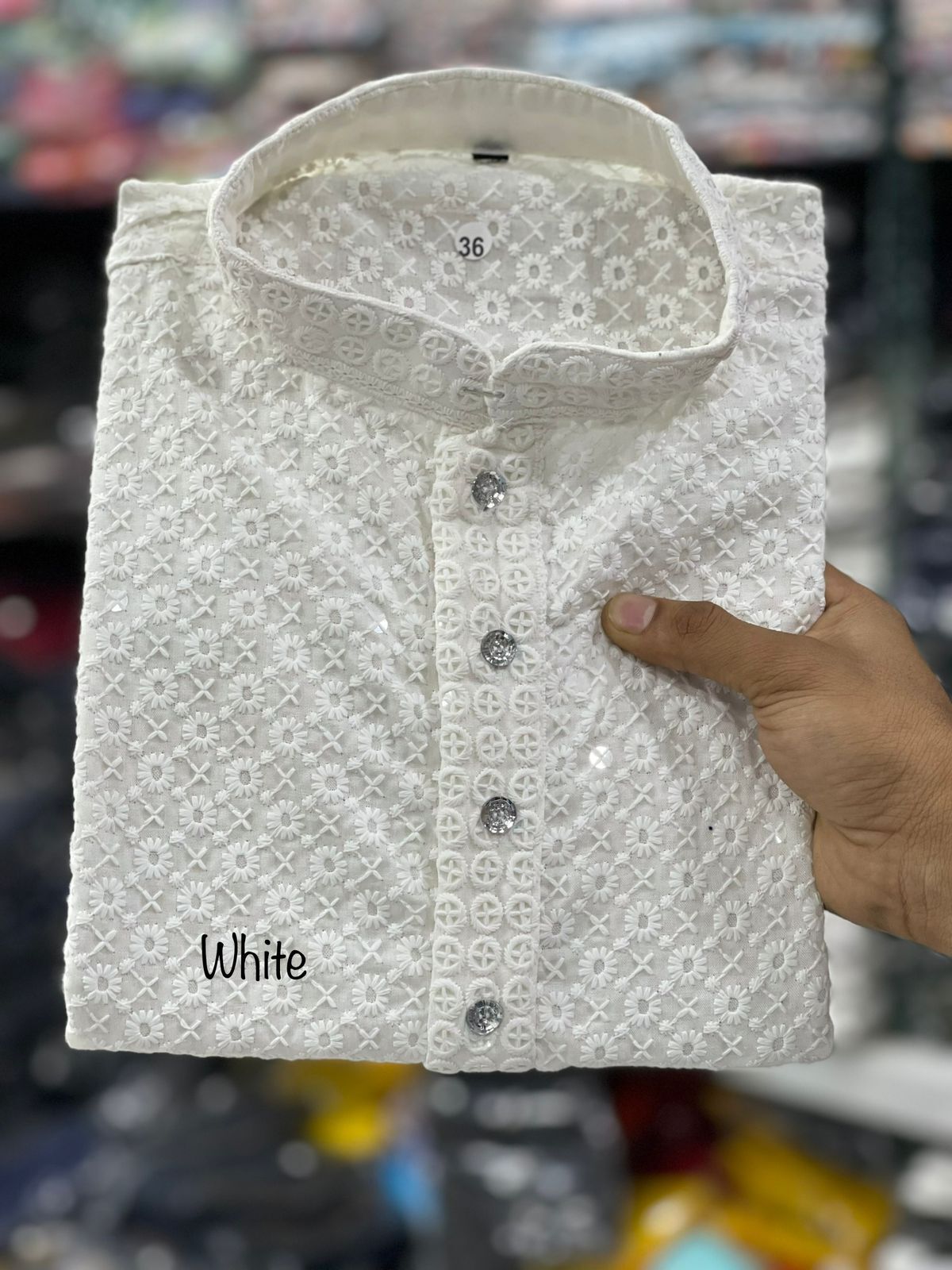 REYON WITH SEQUANCE WORK MEN KURTA