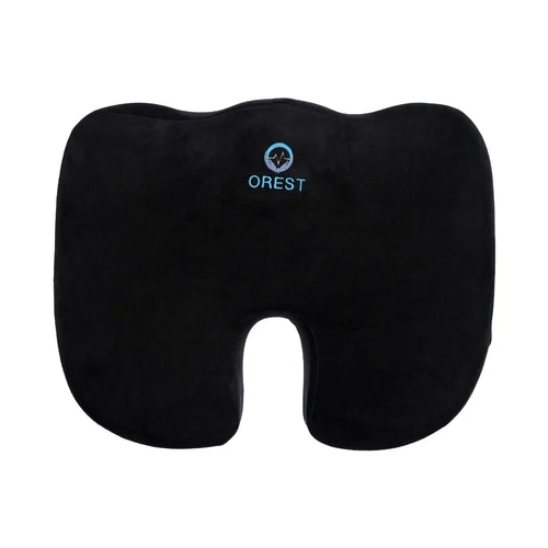 Ortho Tailbone Black Velvet Memory Foam