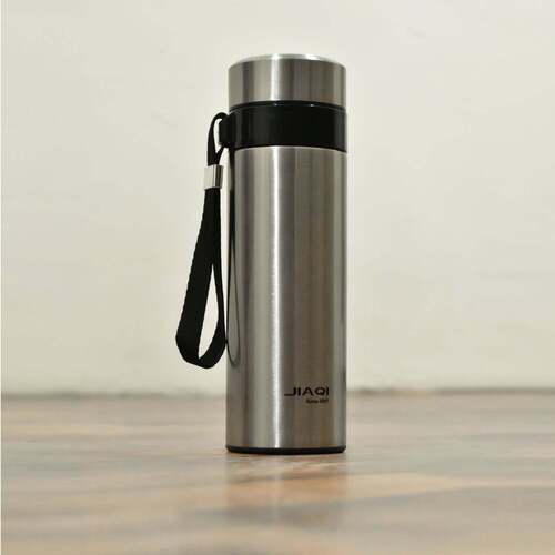 STAINLESS STEEL BOTTLES 400ML APPROX. FOR STORING WATER AND SOME OTHER TYPES OF BEVERAGES ETC (6416)