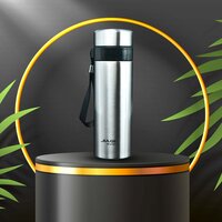 STAINLESS STEEL BOTTLES 400ML APPROX. FOR STORING WATER AND SOME OTHER TYPES OF BEVERAGES ETC (6416)