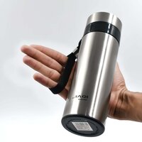 STAINLESS STEEL BOTTLES 400ML APPROX. FOR STORING WATER AND SOME OTHER TYPES OF BEVERAGES ETC (6416)