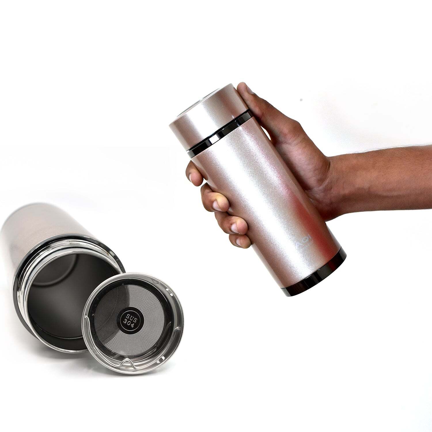 STAINLESS STEEL BOTTLE USED IN ALL HOUSEHOLDS AND OFFICIAL PURPOSES FOR STORING WATER AND BEVERAGES ETC (6422)