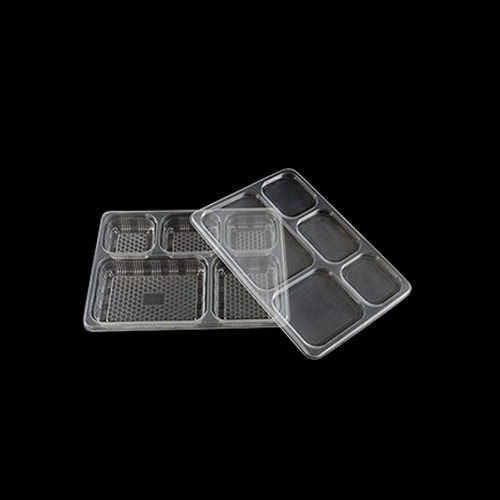 5 Compartment Disposable Meal Tray Application: Commercial