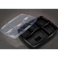 5 Compartment Disposable Food Tray Application: Commercial