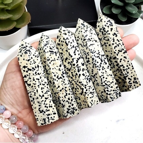 Multi Dalmatian Jasper Pencil Point For Home Decoration