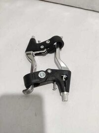 Bicycle Brake Levers Alloy 4 Finger Sliver - Alloy Material, 4-finger Size | Durable Design For Smooth Bicycle Performance