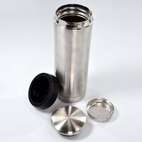 450ML STAINLESS STEEL WATER BOTTLE FOR MEN WOMEN KIDS THERMOS FLASK REUSABLE LEAK-PROOF THERMOS STEEL FOR HOME OFFICE GYM FRIDGE TRAVELLING (6446)