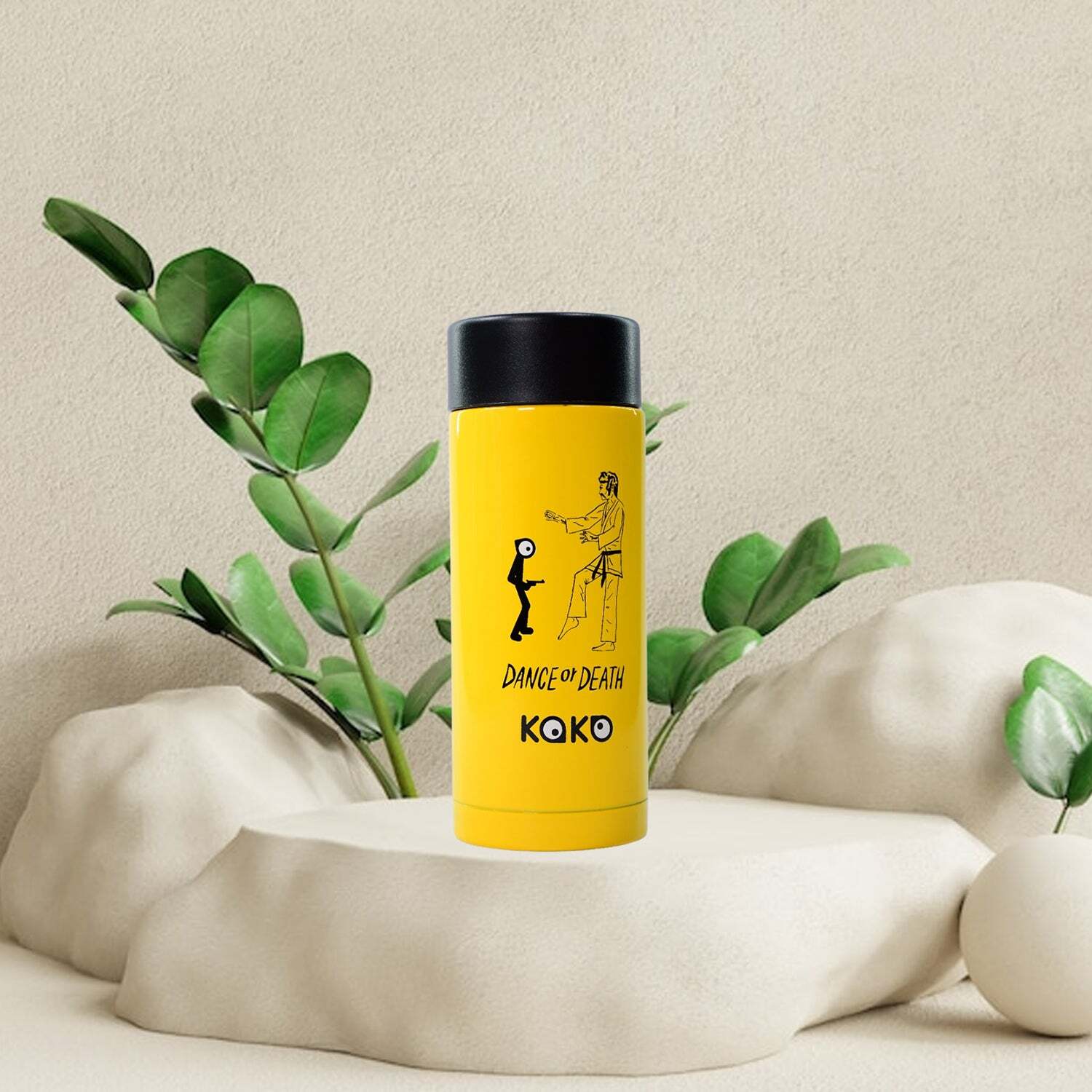 200ML STAINLESS STEEL WATER BOTTLE FOR MEN WOMEN AND KIDS REUSABLE LEAK-PROOF THERMOS STEEL (6448)