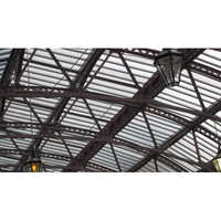 Mild Steel Roofing Structure - 25 Mm Wall Panel Thickness | Durable Ms Material For Robust Warehouse Applications