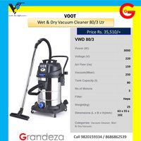 VOOT 80 Ltrs Wet n Dry Vacuum Cleaner