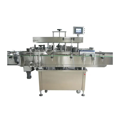 Double Side Labeling Machine For Round And Flat Bottles