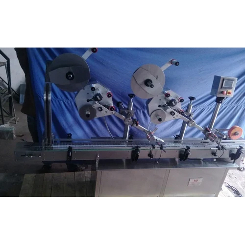 Top Side Double Labeling Machine