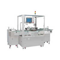 Vial Labeling Machine - Stainless Steel, Electric Drive | Silver Finish, 220-440 Voltage, 1 Year Warranty