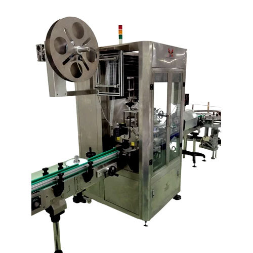 Silver Shrink Sleeve Applicator Machine