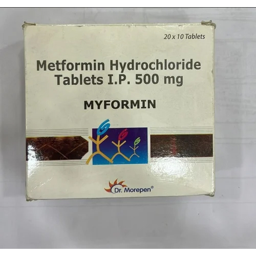 500mg Metformin Hydrochloride Tablets IP