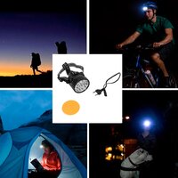 RECHARGEABLE HEAD LAMP 15 LED