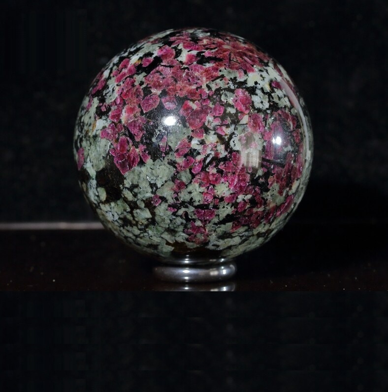 Eudialyte Sphere For Home Decoration