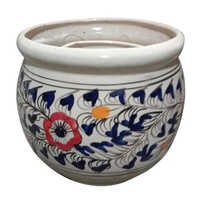 Printed Ceramic Flower Pot