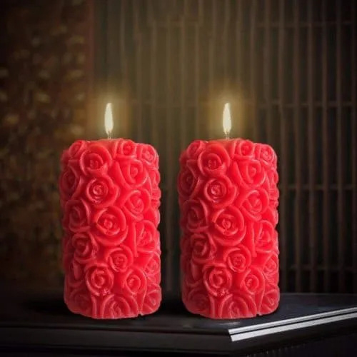 Colored Flame Decorative Candles