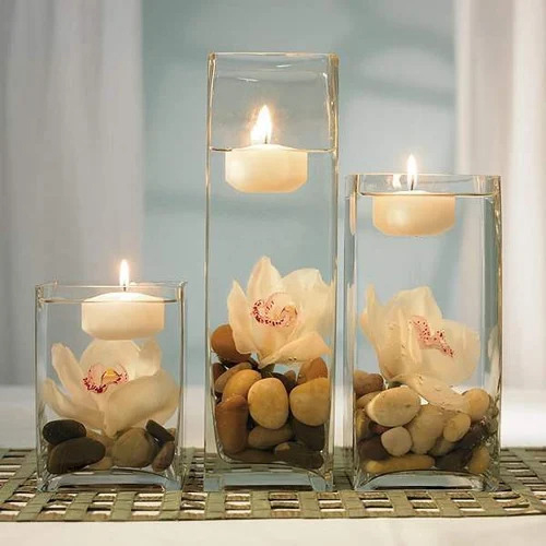 Glass Covering Decorative Candles