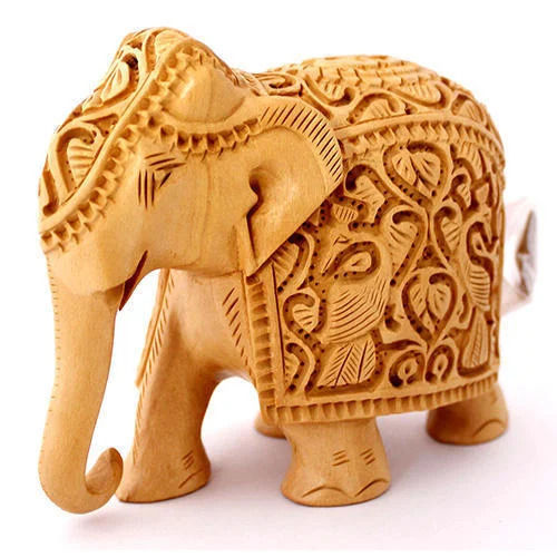 Sal Wooden Elephant Statue