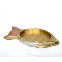 Brass Metal Fish Tray Design Type: Hand Building