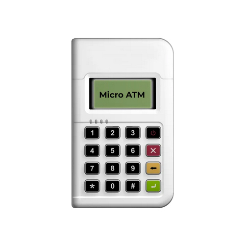 White Biznext Mini Micro Atm Card Swipe Machine Accept All Debit Cards And Earn Commission