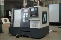 Flat Bed Cnc Lathe Machine - Tcp H-200l-650 - Color: Gray