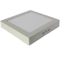 6w Prime Sq Ww Led Surface Panel Light - Pmma Plastic, 12x12 Inches | Eye-friendly Diffuser For Uniform Light Distribution