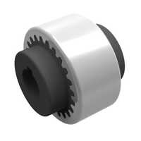 Nylon Gear Coupling - Color: Black-white