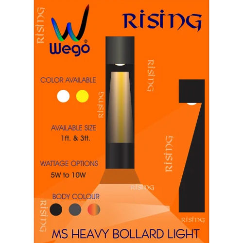 Rising Outdoor Led Bollard Light Application: Industrial