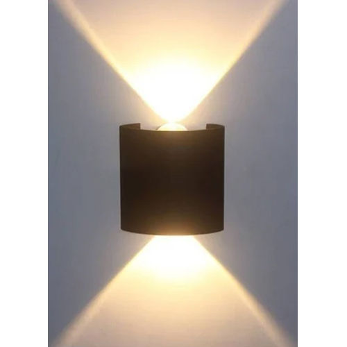 Black V 2 Way Wall Light