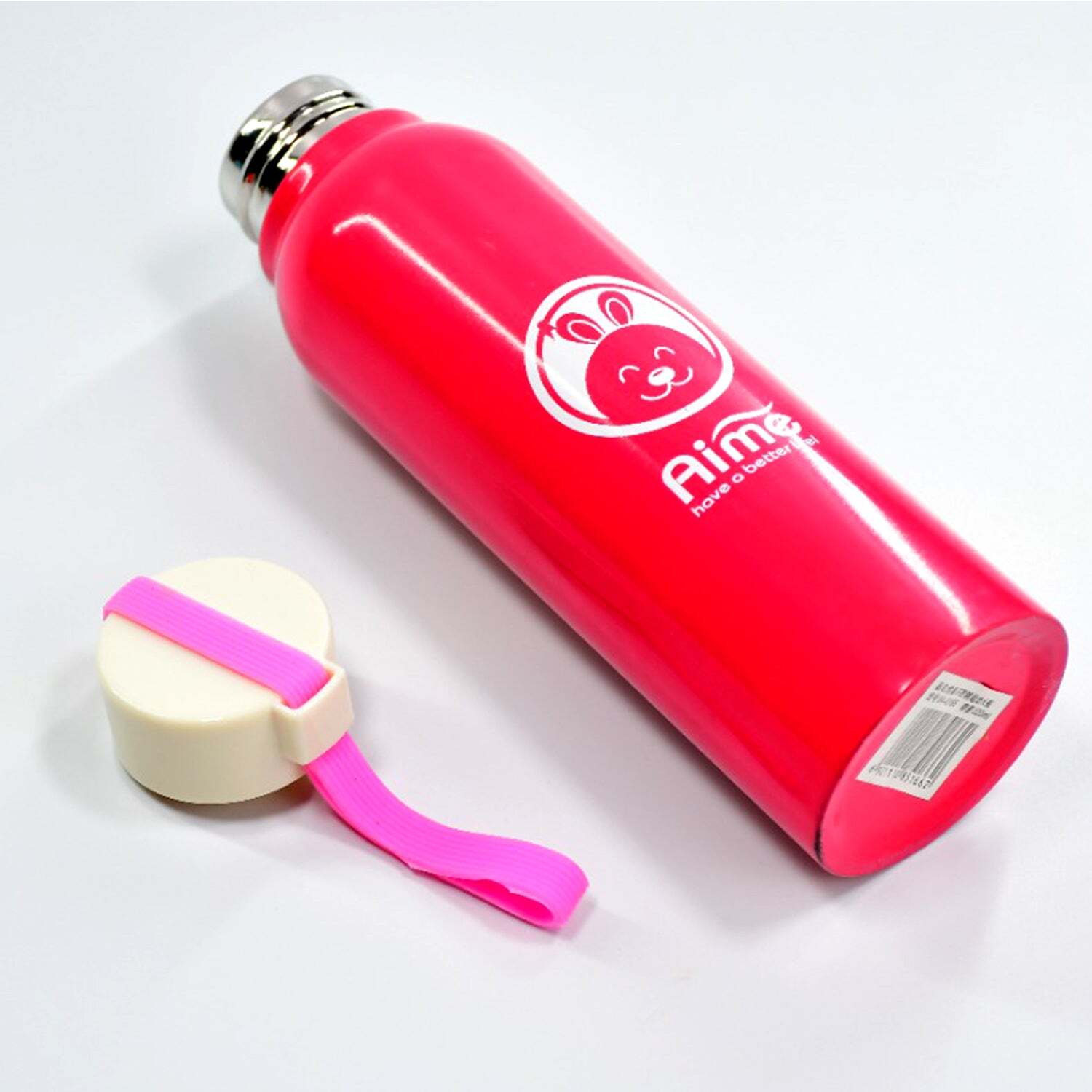 320ML PLAIN PRINT STAINLESS STEEL WATER BOTTLE FOR OFFICE HOME GYM OUTDOOR TRAVEL HOT AND COLD DRINKS (6452)