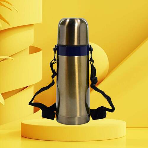 350ML PLAIN PRINT STAINLESS STEEL WATER BOTTLE FOR OFFICE HOME GYM OUTDOOR TRAVEL HOT AND COLD DRINKS (6454)