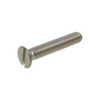 Stainless Steel 304 CSK Slotted Machine Screw (METRIC HEAD)