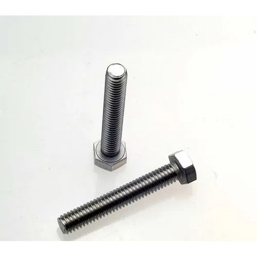 Gray Stainless Steel 304 Hex Bolt Bsw Thread