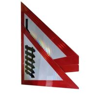 Acp Sheet Traffic Sign Board - Stainless Steel, Variety Of Sizes & Shapes, Customizable Colors | Lightweight, Manual Function, Indoor/outdoor Use