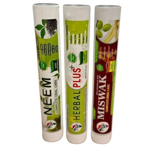 Plastic Oral Care Packaging Tube