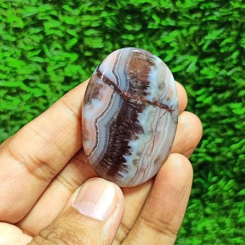 Amethyst Lace Agate Cabochons Grade: Top