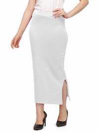 Plain Cotton Lycra Saree Shapewear - Xl & 2xl Sizes, Washable, 4-way Stretchable Fabric, Available In Multiple Colors