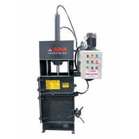 Black Three Phase Hydraulic Baler Machine.