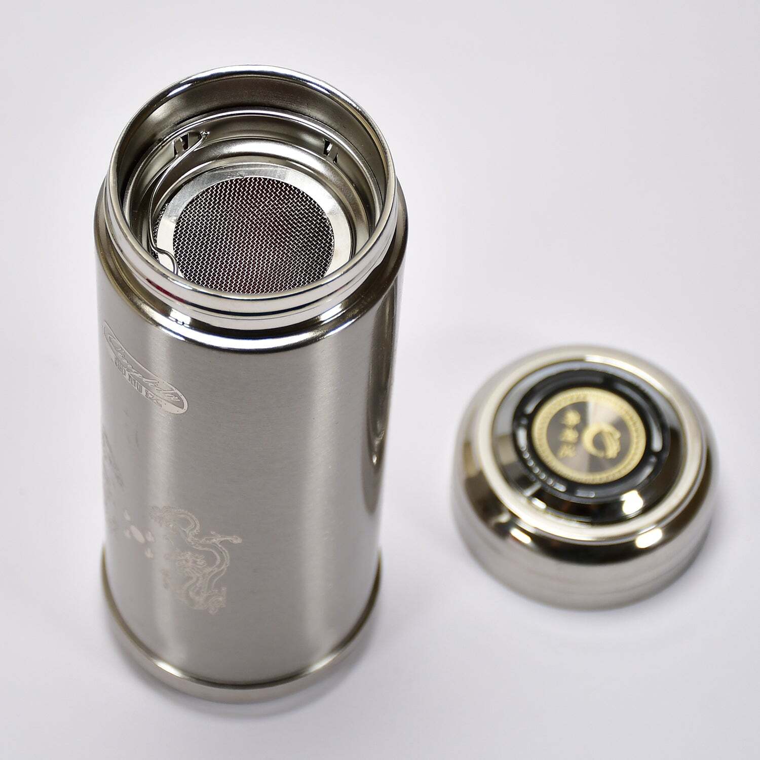 VACUUM INSULATED STAINLESS STEEL FLASK WATER BEVERAGE TRAVEL BOTTLE 380ML (6752)