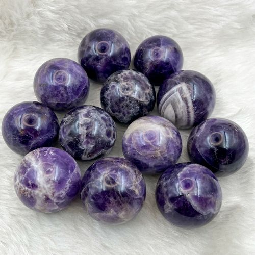 Chevron Amethyst Sphere Grade: Top