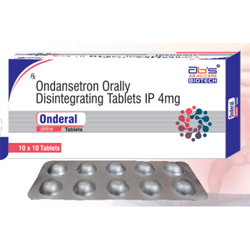 Onderal Tablet Ingredients: Ondansetron Hydrochloride 4Mg