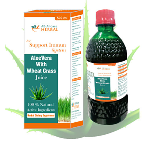 Aloe Vera With Wheat Grass Juice