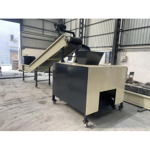 7.5HP Twinshaft Shredder with Feeding Conveyor