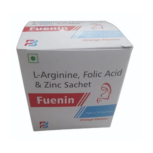 L Arginine Folic Acid Zinc Sachets