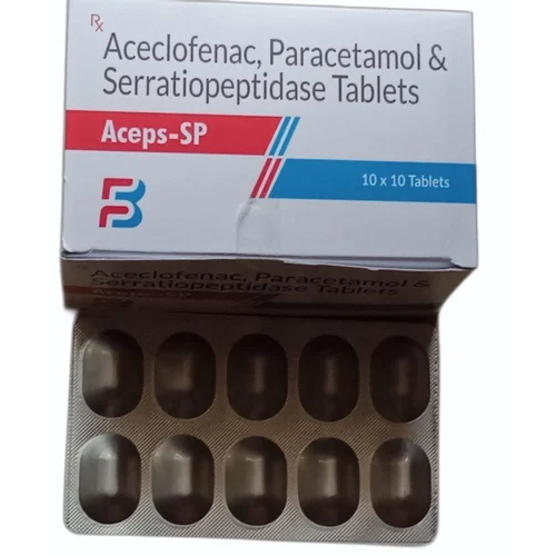 Aceclofenac PCM Serratiopeptidase Tablets